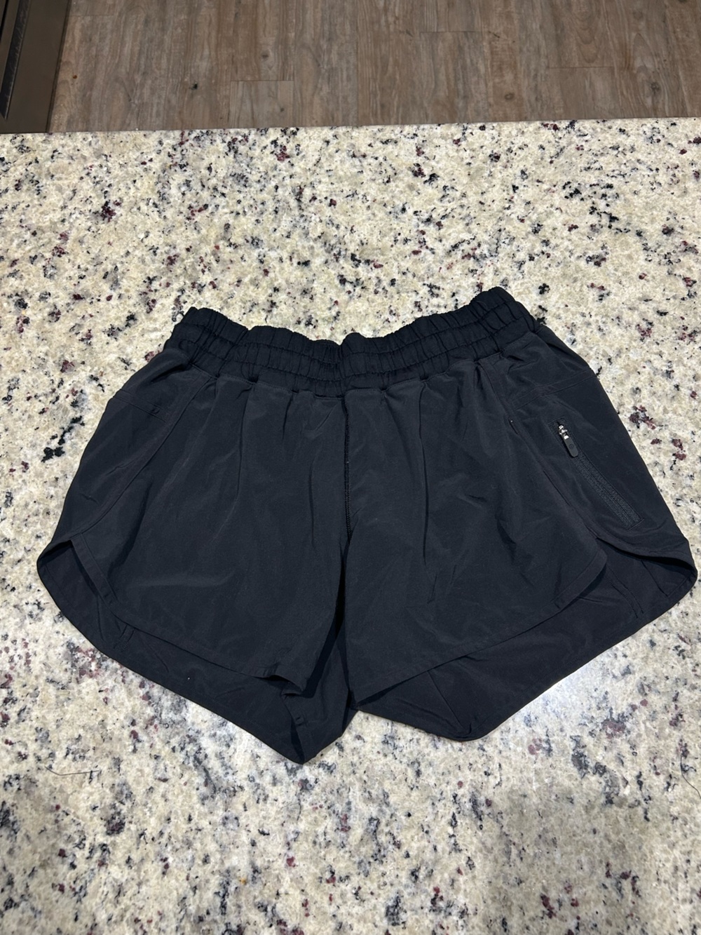 lululemon athletica Black Women's Elastic Waist Athletic Shorts